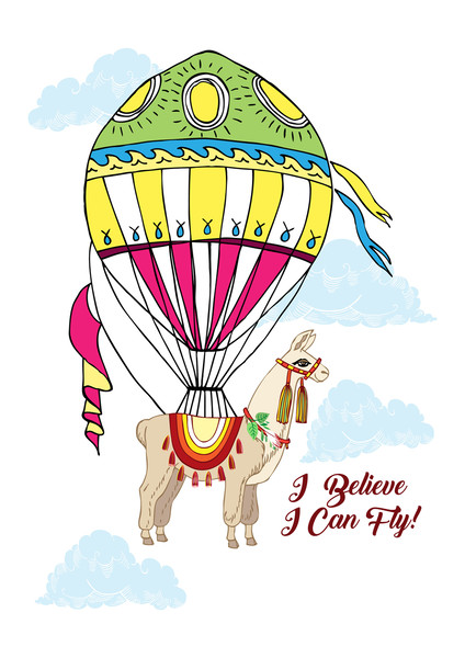 Llama with air balloon. poster A4_1.jpg