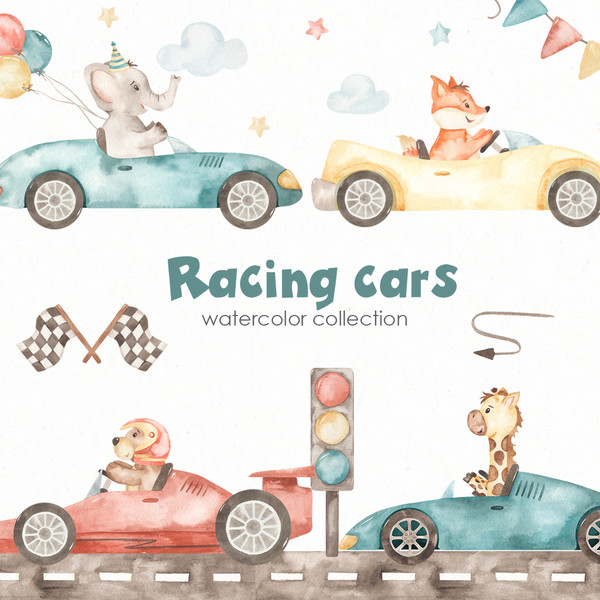1-1 Watercolor racing cars cover.jpg