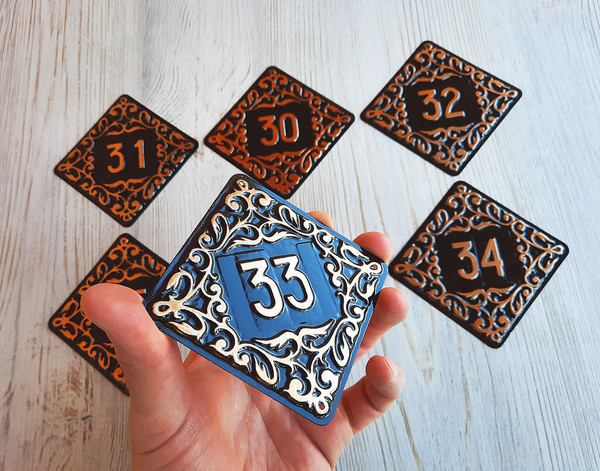 apartment 33 number sign
