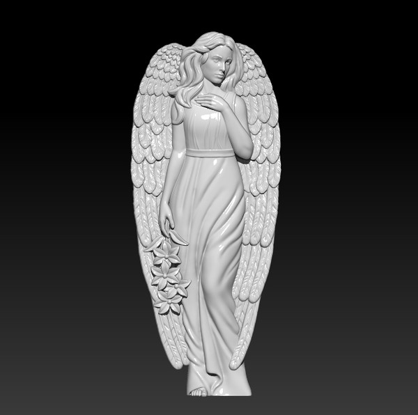 headstone-angel-3dmodel