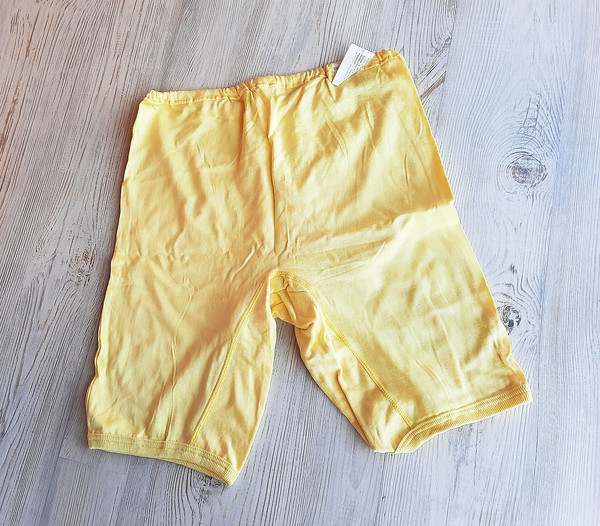 yellow pantaloons