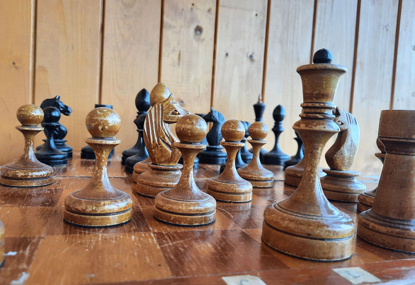 antique russian chess grandmaster