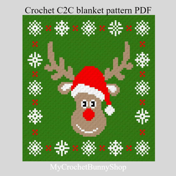 crochet-C2C-Rudolph-graphgan-Christmas-blanket.png
