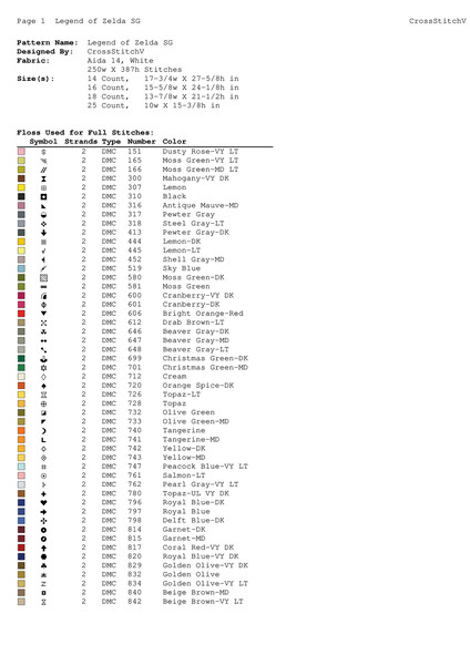 The legend of Zelda color chart03.jpg