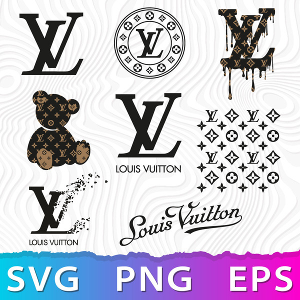 Louis Vuitton logo vector svg cricut