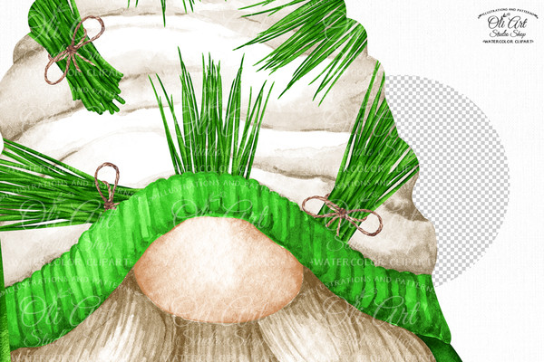 Gnome Chives clipart_02.JPG