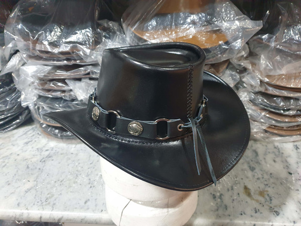 Buffalo Nickel Black Leather Cowboy Hat (5).jpg
