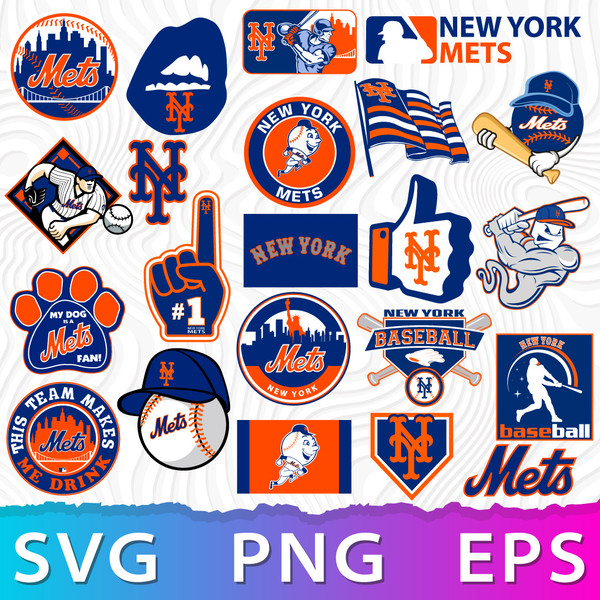 New York Mets Bundle SVG, NY Mets Logo PNG, Transparent Mets - Inspire  Uplift
