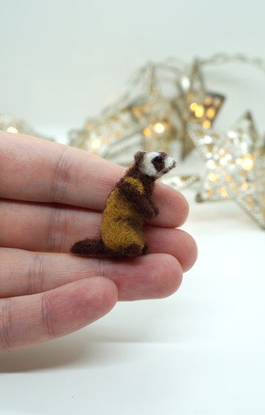 Little felt ferret, circa 2002