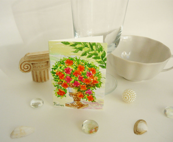 Vase with the Flowers ACEO, Watercolor 02.JPG