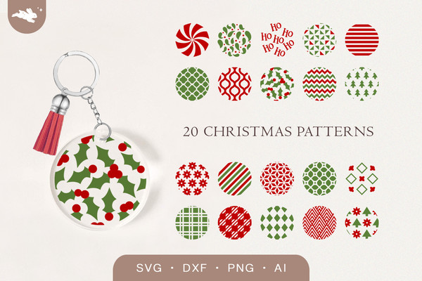 Christmas keychain patterns svg bundle.jpg