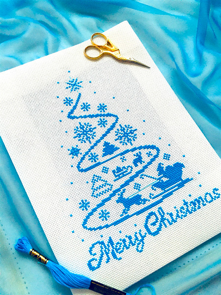 Christmas Santa Tree blue  cover.jpg