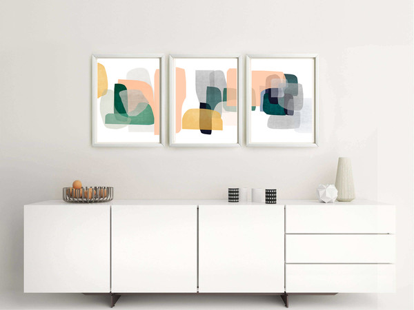 3 abstract geometric posters easy to download 3