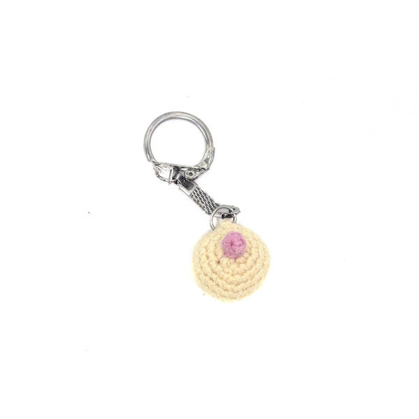 Boobs keychain, small breast model, funny Valentines day gif - Inspire  Uplift