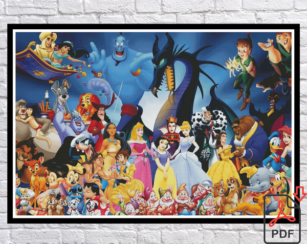 Cross Stitch Creations: Disney Classic: 12 Patterns Featuring Classic Disney Characters [Book]