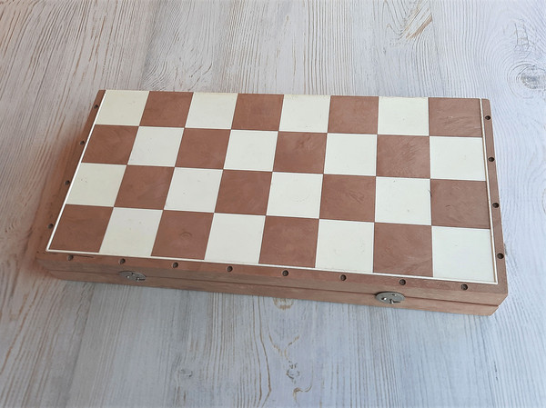 minsk soviet folding chess board 5 cm square