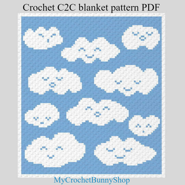 crochet-C2C-funny-clouds-graphgan-blanket