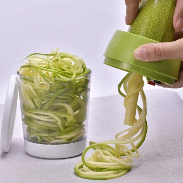 Vegetable Cutter Vegetable Spiralizer Spaghetti Vegetable 4 In1 Spiral  Vegetable Slicer