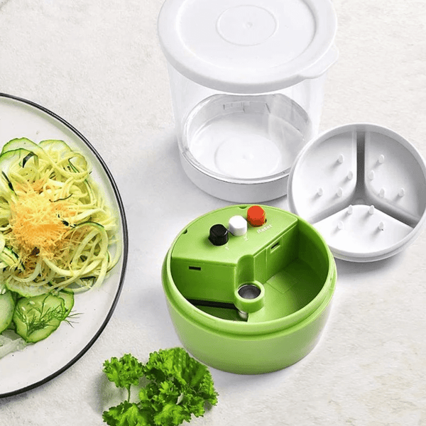 Vegetable Spiral Slicer, 3-In-1 Handheld Vegetable Slicer