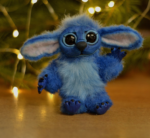 Stitch doll plush toy (Blue 10cm)  Stitch doll, Stitch toy, Stitch stuffed  animal