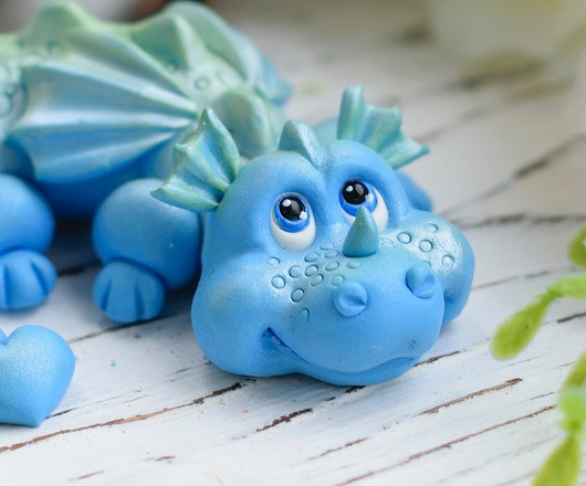 Small 3D Dragon Head Silicone Mold Resin Epoxy Craft Polymer Clay Craft DIY  Ornament Jewelry Gypsum Candle Making Tool 