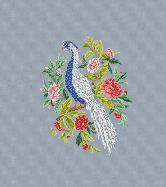 Vintage Cross Stitch Scheme Pheasant