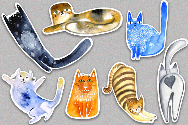 watercolors-funny-cats stickers-2.jpg