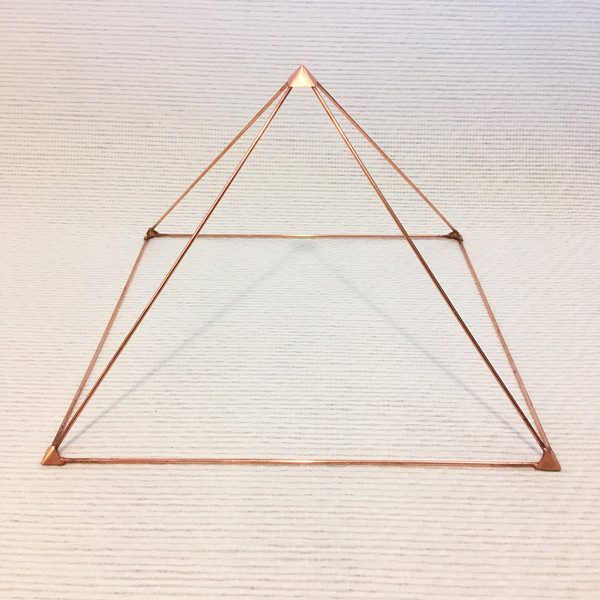 Crystal Healing Copper Pyramid, High Quality Copper Pyramid - Inspire Uplift