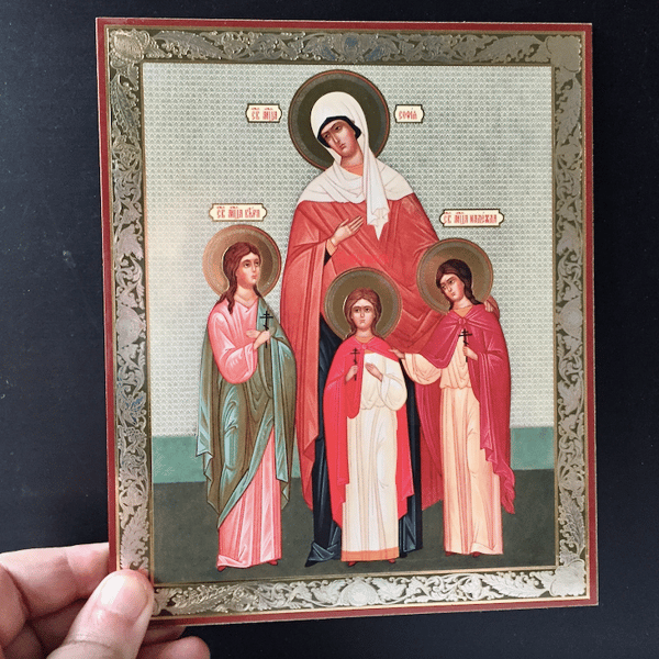 St Sophia and her three daughters