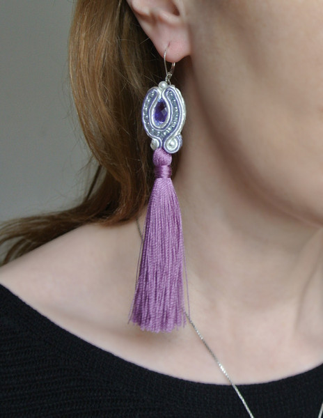 Long-tassel-earrings