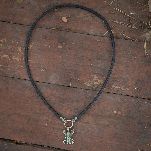 Warrior-leather-necklace