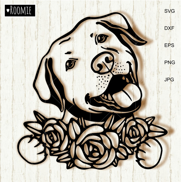 Labrador-retriever-with-flowers-SVG-yellow-lab-Portrait-Peeking-dog-clipart-.jpg