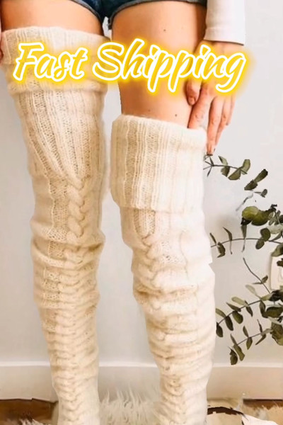 white over knee socks crochet cable knit leg warmers extra lon.jpg