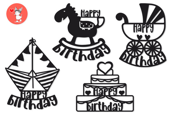Cake topper. Happy birthday SVG cover 2.jpg