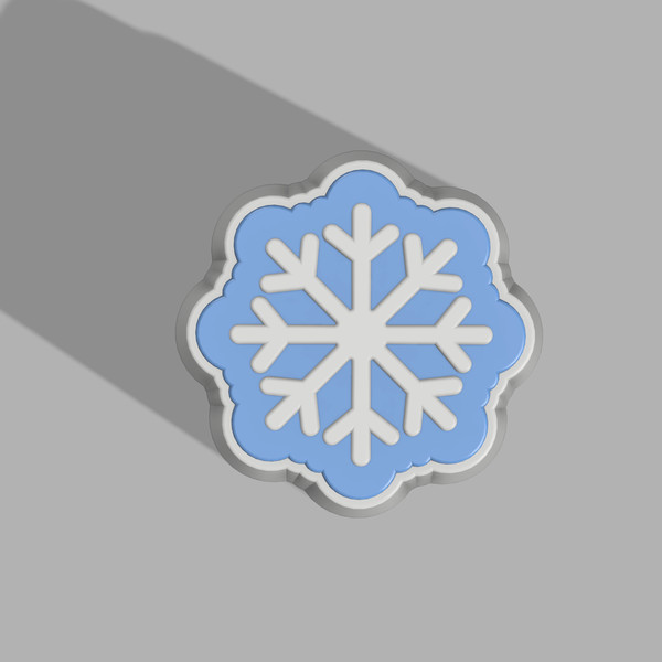 Snowflake STL File for vacuum forming