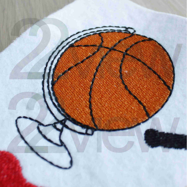 basketball school globe nba machine embroidery design