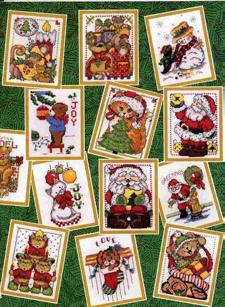 Christmas Ornaments cross stitch pattern PDF