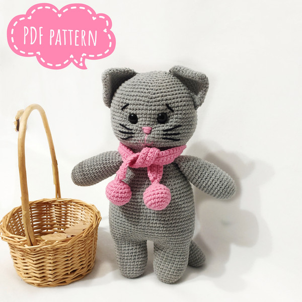 YarnSet - Doll Crochet Kit For Beginners - Cat - 4 Styles