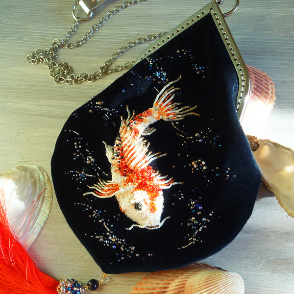 Unique Koi Fish Shaped Animal Themed Pencil Case Makeup Bag, DOTOLY