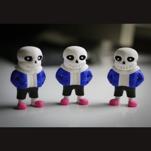 underfell Sans Undertale game character collectible figurin