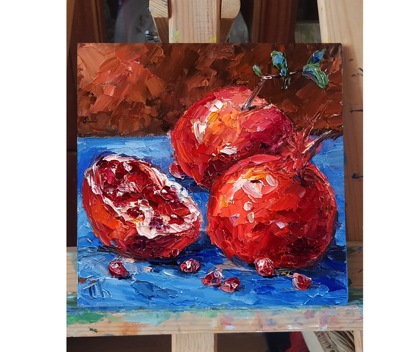 pomegranat Impasto Painting.jpg