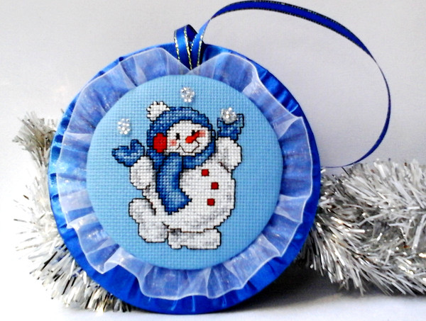 Christmas snowman Christmas gift Snowman ornament Christmas ornament christmas ornaments handmade.jpg
