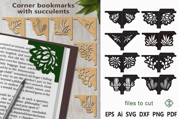 Bookmarks with succulents.jpg