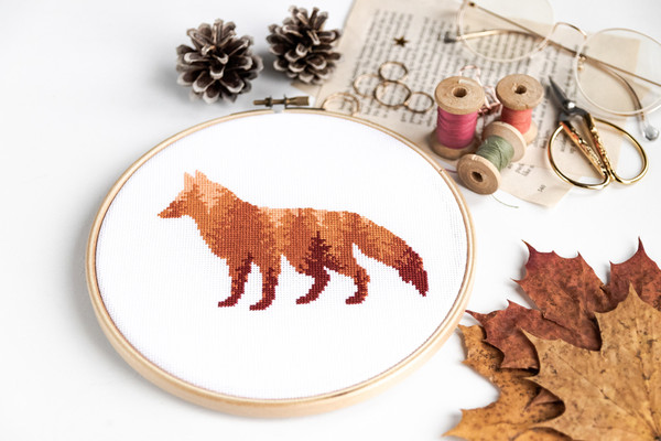 Fox Silhouette Cross Stitch Pattern.jpg