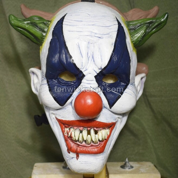 killer clown mask bloody killer