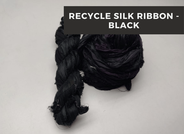 Sari Silk Ribbon - Silk Ribbon - Recycled Sari Silk Ribbon - Inspire Uplift