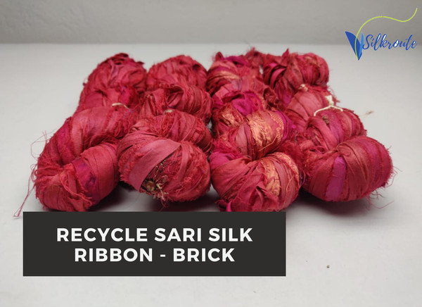 Sari silk Ribbon - Brick - SilkRouteIndia (1).png
