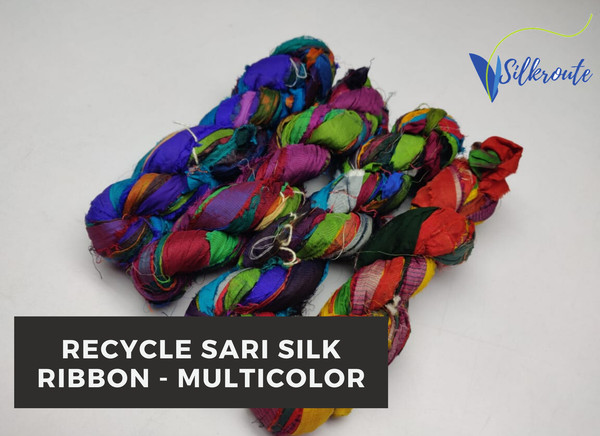 Multicolored Sari Silk Ribbons at Rs 67/piece(s), सिल्क रिबन in Mumbai