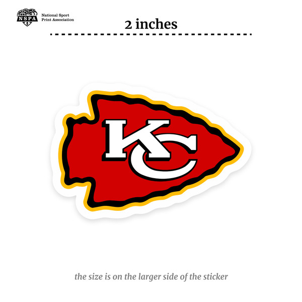 Kansas City chiefs Stickers | 50 piece sticker Set | Chiefs Stickers Decal