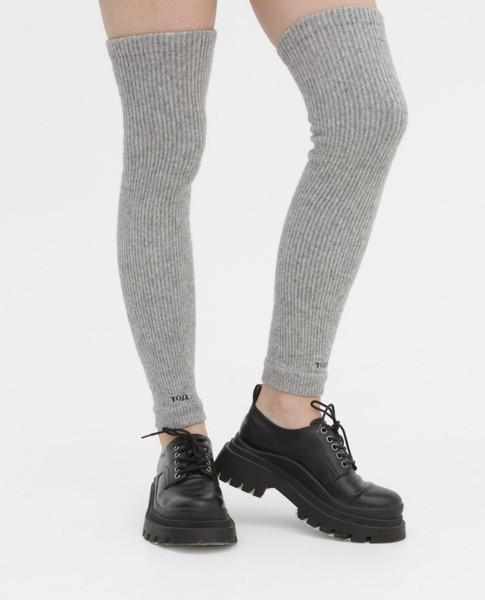 Grey wool gaiters for women, warm leggings. Wool leg warmers - Inspire  Uplift